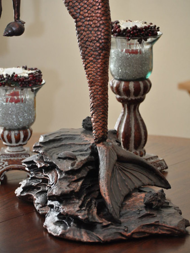 Foam mermaid detail