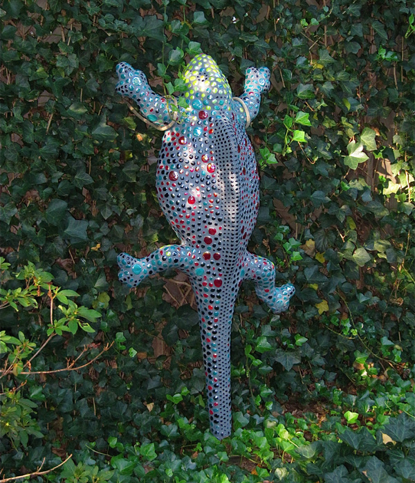 Mosaic garden sculpture