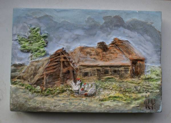foam relief painting