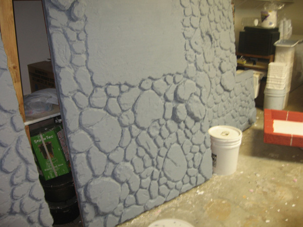 craft stone effects on foam