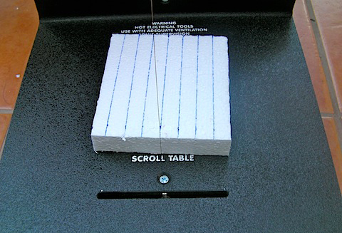 Scroll table cut