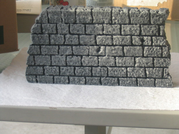 make your own miniature brick and cobblestone