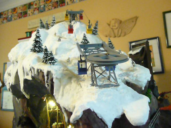 Miniature Model of Gondola at Ski Resort Stock Photo - Image of skiing,  figures: 88656476