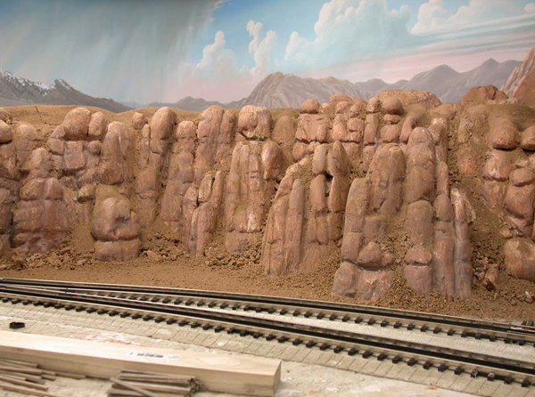 Carving Foam Rocks 2  Model trains, Model train scenery, Model train  layouts