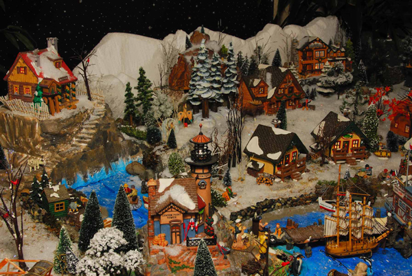 Northern Hunting/Fishing Village Display - Hot Wire Foam Factory