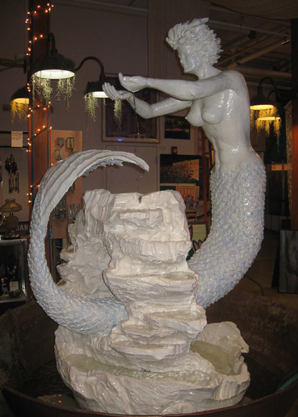 Mermaid Sculpture by John Herasymiuk