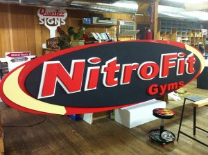 Custom Gym Business Sign | Hot Wire Foam Factory