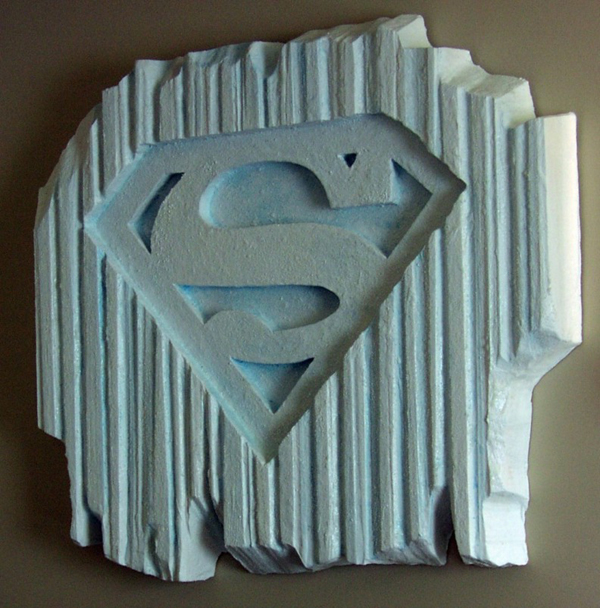 Superman Foam Sign