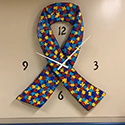autism awareness clock