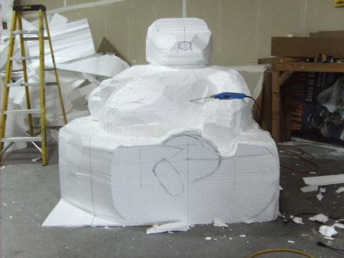 Foam Bear Sculpture