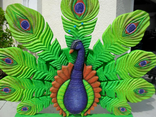 Peacock centerpeice