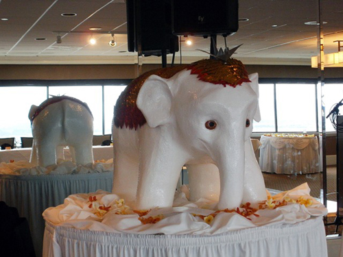 Wedding Elephant Centerpeice