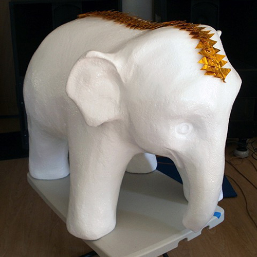 Elephant sculpture for wedding