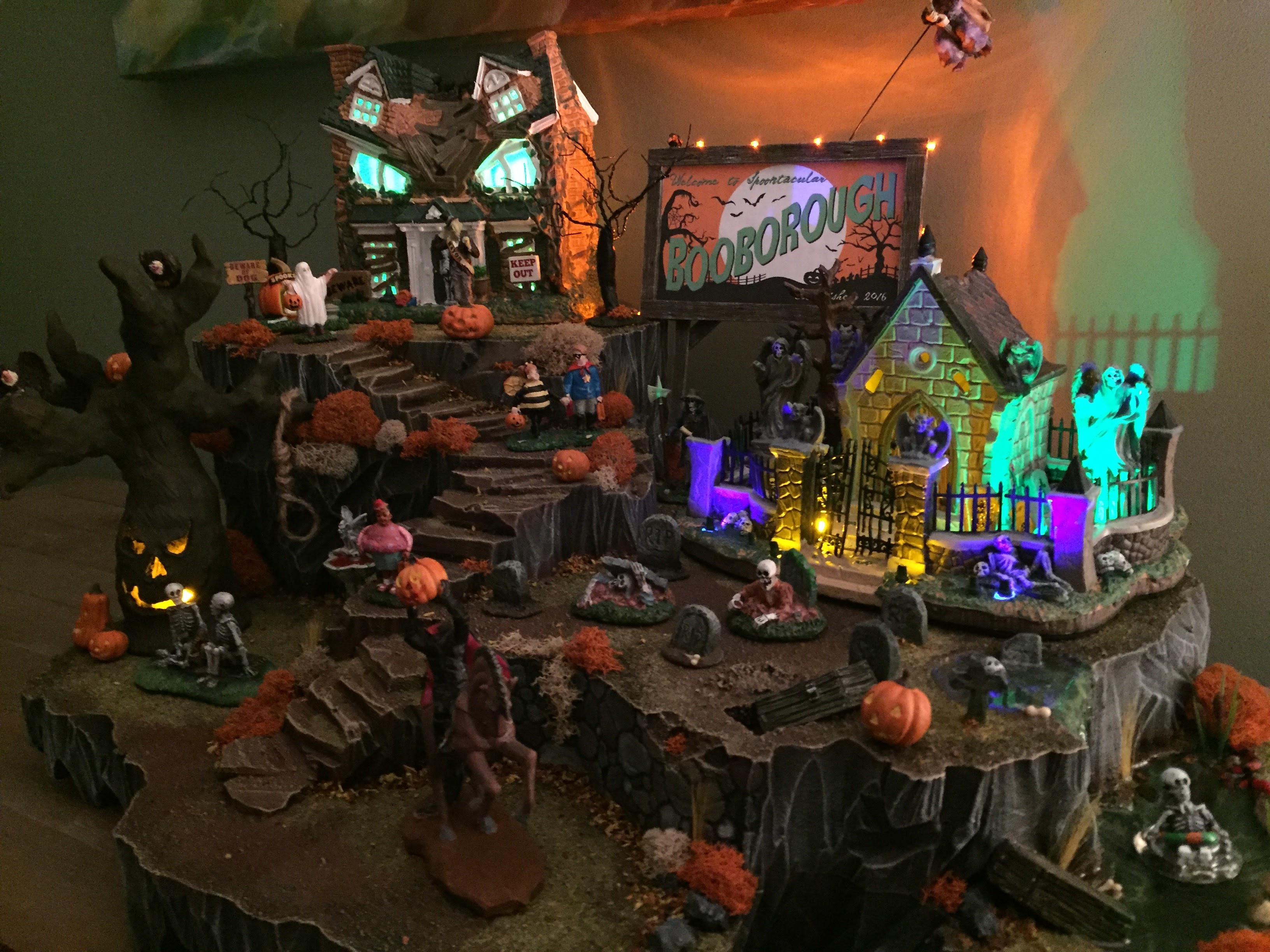 spooky town layout