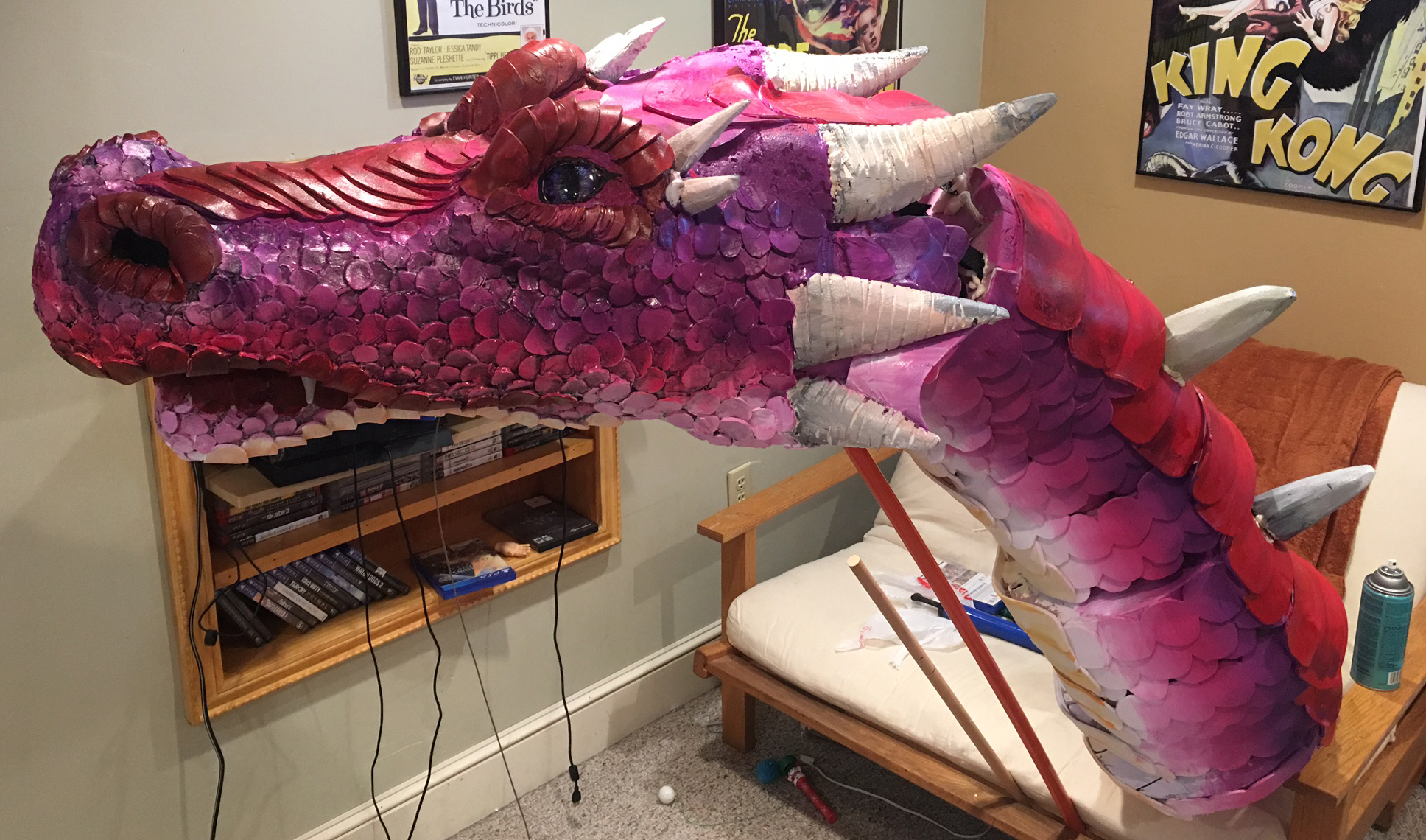 Dragon Puppet For Shrek The Musical - Hot Wire Foam Factory