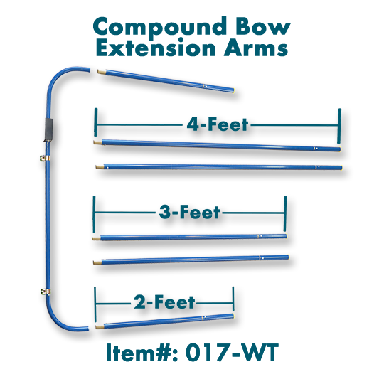 compound bow extension arms