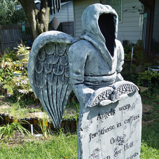 angel of death tombstone