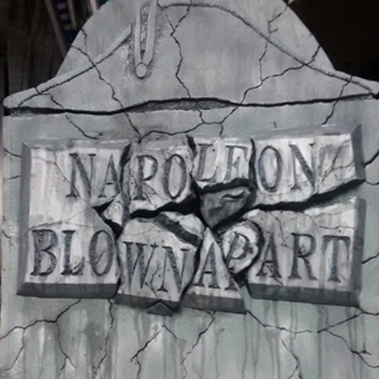 napolean blownapart tombstone