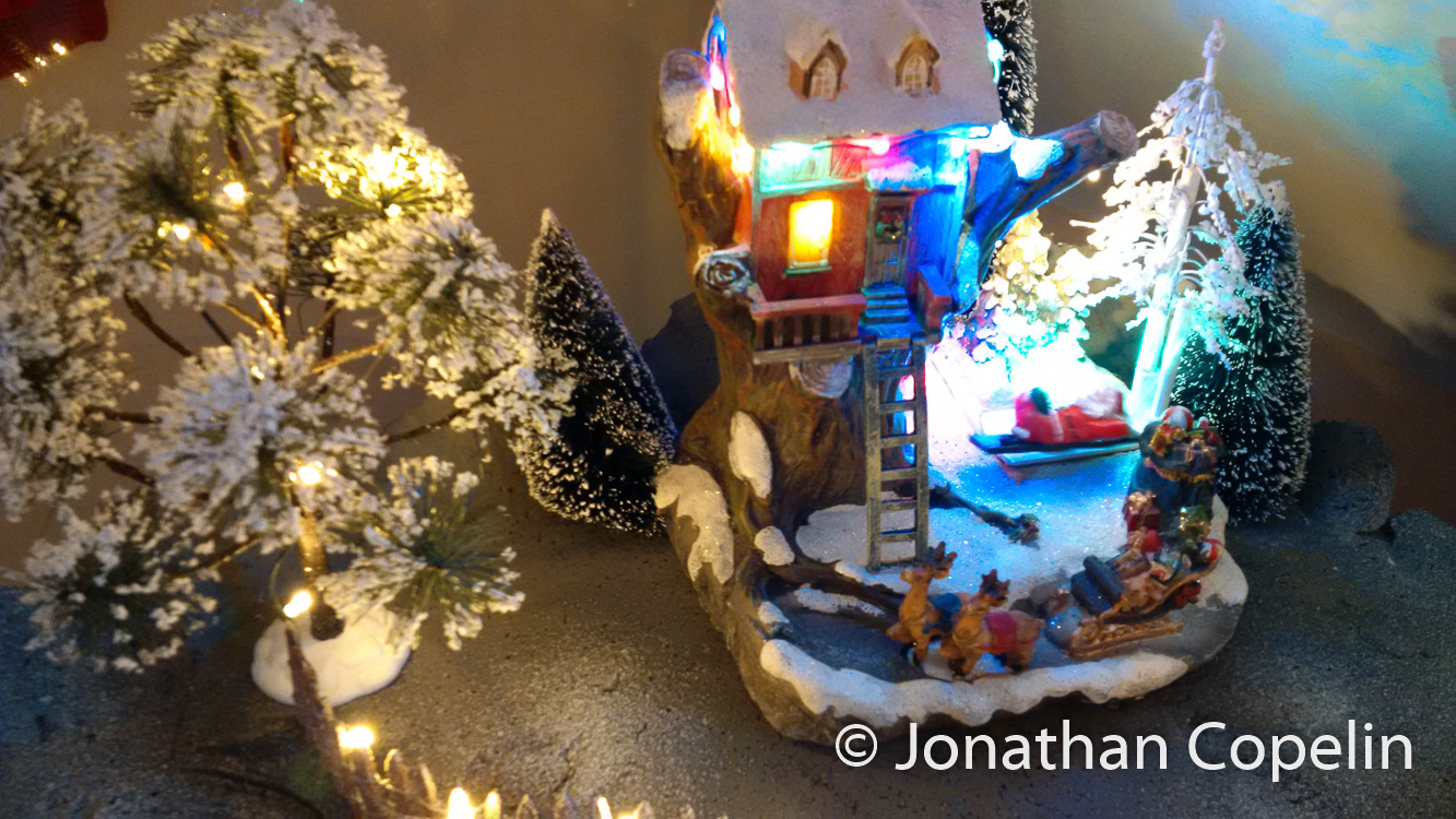 Copeland Christmas Blog: Making a mini Christmas Village Using Styrofoam